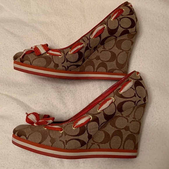 Coach Shoes - Coach wedge shoes